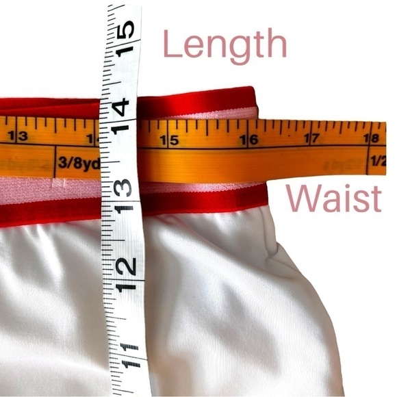 Prince Pleated Tennis Skirt in White/Coral - Picture 5 of 14